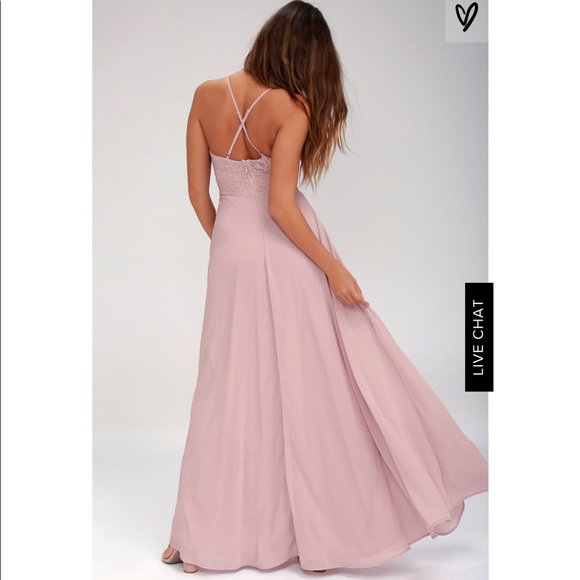 Lulu’s dusty lavender maxi dress - Picture 2 of 4